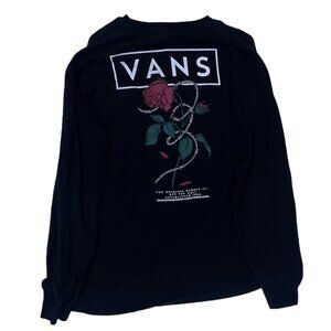Long Sleeve Rose Vans T-Shirt